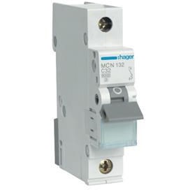 HAGER MCN132E Wyłącznik nadprądowy C32A 1M 1P 6kA MCN132E