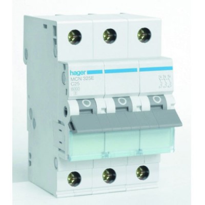 HAGER MCN325E Wyłącznik nadprądowy C25A 3M 3P 6kA MCN325E