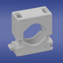 ELEKTRO PLAST OPATÓWEK Uchwyt kablowy wciskany przykręcany biały UM-16/50 Biały