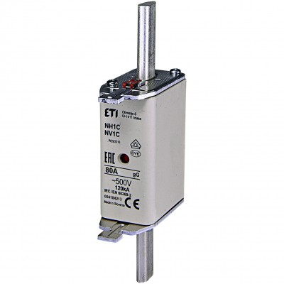 ETI Wkładka topikowa NH1C gG 80A 500V