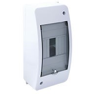 ELEKTRO PLAST OPATÓWEK Rozdzielnica plastikowa natynkowa 4 moduły N+PE IP42 RNTO-4S /Drzwi dymne/