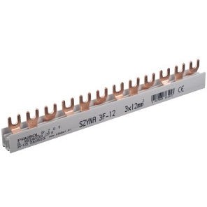 PAWBOL Izolowana szyna zbiorcza S-12 80A 3-fazowa 12mm²