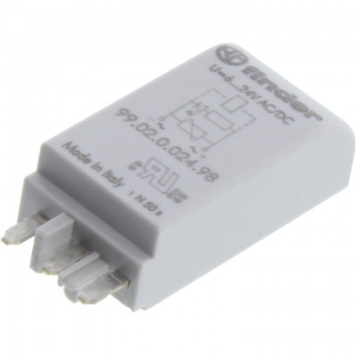 FINDER Moduł diodowy LED + warystor 6-24V AC/DC