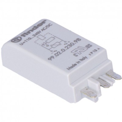 FINDER Moduł diodowy LED + warystor 110-240V AC/DC