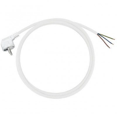 ELGOTECH Przewód przyłączeniowy 2M 3x1,5mm² 16A /Biały/