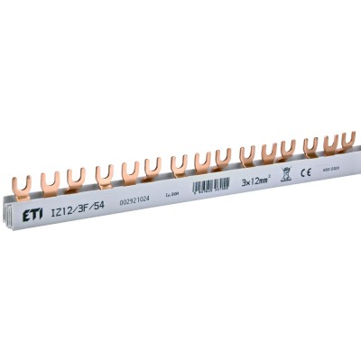 ETI Szyna łączeniowa izolowana IZ12/3F/54 80A 500V 3F 54M 12mm²