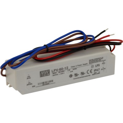 PULSAR Zasilacz LED 60W 5A 90-264V AC / 127-370V DC 12V
