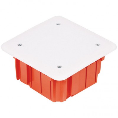 ELEKTRO-PLAST NASIELSK Puszka podtynkowa instalacyjna z białą pokrywą /105x105x50mm/