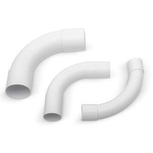 TT PLAST Złączka sztywna kątowa 90 stopni PVC ZKL 47 /1szt./ Biały