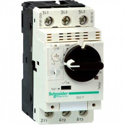 SCHNEIDER GV2P04 Wyłącznik silnikowy termomagnetyczny 0,4A-0,63A 0,18kW 3P 400V AC