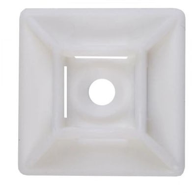 ERGOM Uchwyt samoprzylepny do opasek E9S (29x29mm, Biały)