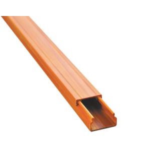 AKS ZIELONKA Mały kanał elektroinstalacyjny MKE 15/25 DJ /15x25x2000mm/ Drewno jasne