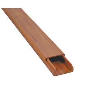 AKS ZIELONKA Mały kanał elektroinstalacyjny MKE 15/32 DC /15x32x2000mm/ Drewno ciemne