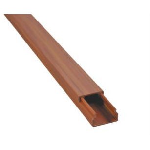 AKS ZIELONKA Mały kanał elektroinstalacyjny MKE 18/20 DC /18x20x2000mm/ Drewno ciemne
