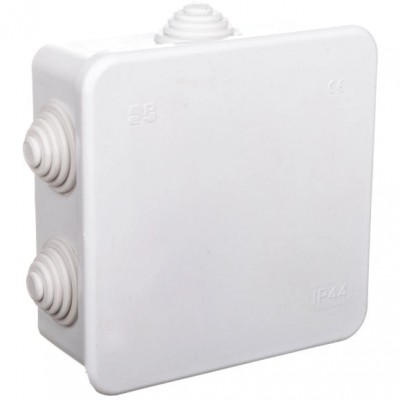ELEKTRO-PLAST NASIELSK Puszka natynkowa hermetyczna FAST-BOX pusta IP55 /110x110x52mm/ Biały