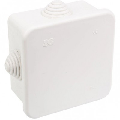 ELEKTRO-PLAST NASIELSK Puszka natynkowa hermetyczna FAST-BOX pusta IP55 /80x80x42mm/ Biały