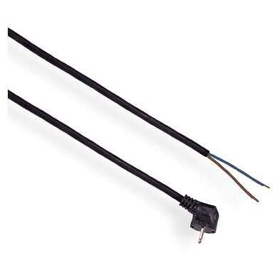 ELGOTECH Przewód przyłączeniowy gumowy 3M OW 2x1,5mm² 16A /Czarny/