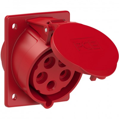 PCE 425-6 Gniazdo siłowe tablicowe skośne 32/5 400V IP44 CEE