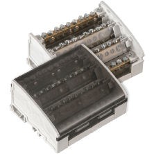 PAWBOL Listwa łączeniowa 4x 11 zacisków 125A 500V