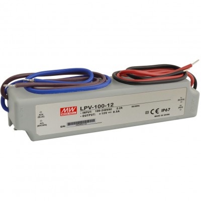 PULSAR Zasilacz LED 100W 8,5A 90-264V AC / 127-370V DC 12V