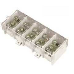 PAWBOL Listwa zaciskowa LZ 5x35/16 z osłoną (łączeniowa) TH35 Szary