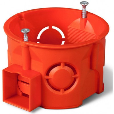 ELEKTRO-PLAST NASIELSK Puszka podtynkowa instalacyjna z wkrętami łączona PK-60F PRO /60mm/