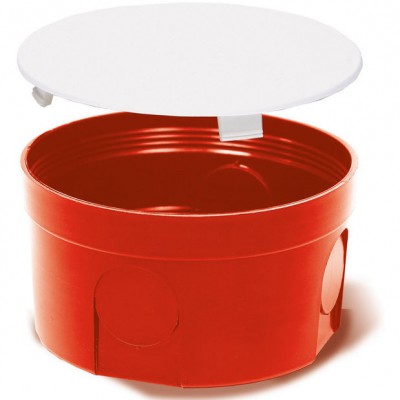 ELEKTRO-PLAST NASIELSK Puszka podtynkowa instalacyjna do ścian pustych z deklem PO-80 PRO /80mm/