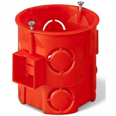 ELEKTRO-PLAST NASIELSK Puszka podtynkowa instalacyjna głęboka z wkrętami łączona PK-60F PRO /60mm/