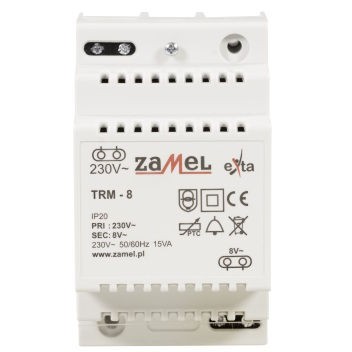 ZAMEL Transformator TRM-8 230/8V AC 15VA