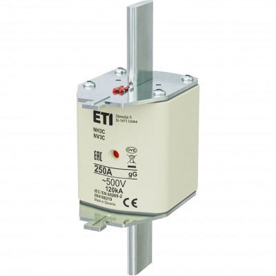 ETI 004186219 Wkładka topikowa NH3C gG 250A 500V