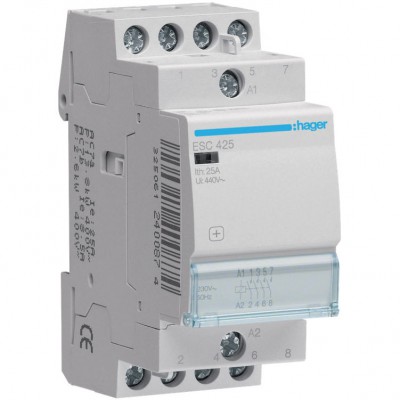 HAGER Stycznik modułowy 25A 230V AC 4Z AC-7a/b