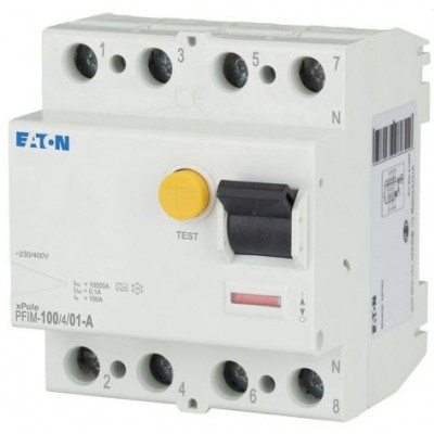 EATON Wyłącznik różnicowoprądowy PFIM-100/4/01 100A 0,1A 100mA 10kA 4P MW /Typ AC/