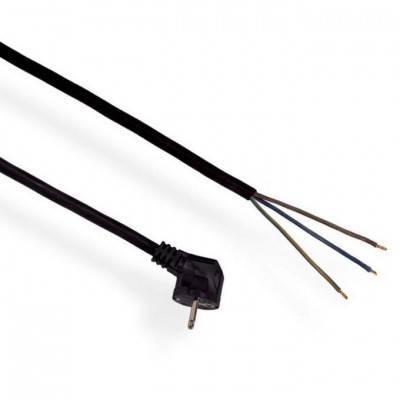 ELGOTECH Przewód przyłączeniowy gumowy 3M OW 3x1,5mm² 16A /Czarny/