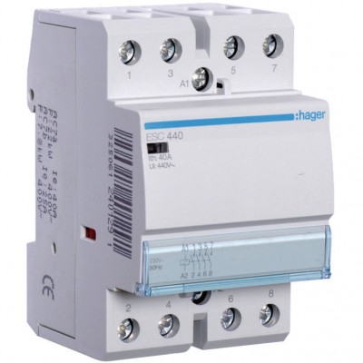 HAGER Stycznik modułowy 40A 230VAC 4Z AC-7a/b