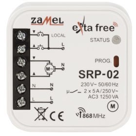 ZAMEL EXF10000079 Sterownik rolet dopuszkowy Exta Free SRP-02