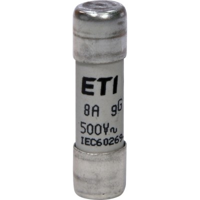 ETI Wkładka topikowa cylindryczna CH10x38 gG 8A 500V