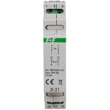 F&F Zasilacz impulsowy 12W 24V DC ZI-21