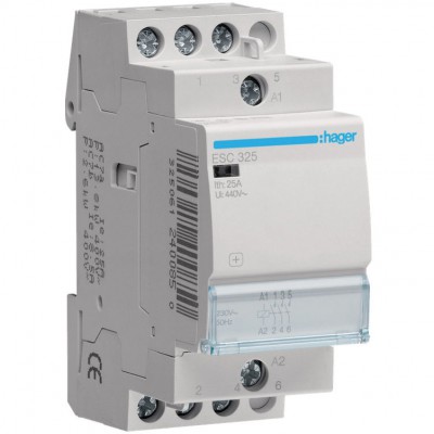 HAGER Stycznik modułowy 25A 230V AC 3Z AC-7a/b