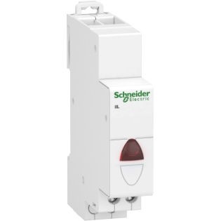 SCHNEIDER A9E18320 Lampka pojedyncza Acti9 iIL-1-R-230 110-230V AC, 110-130V DC /Czerwony/