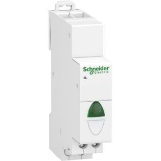 SCHNEIDER A9E18321 Lampka pojedyncza Acti9 iIL-1-G-230 110-230V AC, 110-130V DC /Zielony/