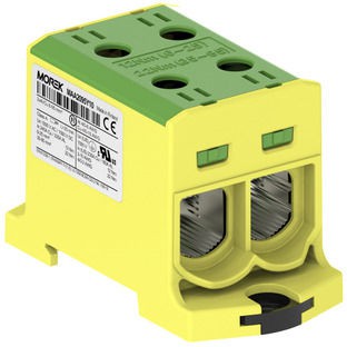 SIMET Złączka szynowa przelotowa 2xAl/Cu 6-95mm² /Żółto-zielona/