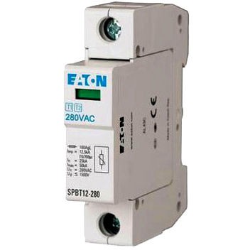 EATON Ogranicznik przepięć SPBT12-280/1 T1+T2 280 VAC 12.5kA 1P