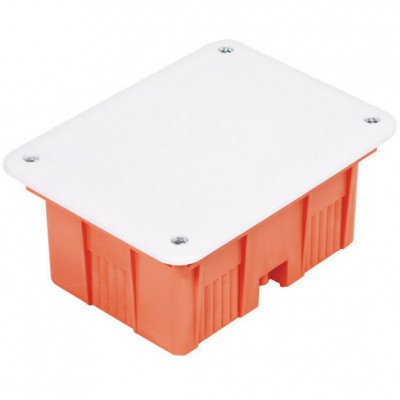 ELEKTRO-PLAST NASIELSK Puszka podtynkowa instalacyjna z białą pokrywą /130x100x70mm/