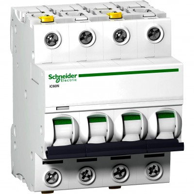 SCHNEIDER A9F04425 Wyłącznik nadprądowy Acti9 iC60 A9F04425 C25A 4P 6KA