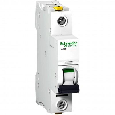 SCHNEIDER A9F03101 Wyłącznik nadprądowy Acti9 iC60 A9F03101 B1A 1P 6KA