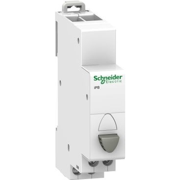 SCHNEIDER Przycisk pojedynczy z samopowrotem Acti9 iPB-20-10 20A 1NO /Szary/