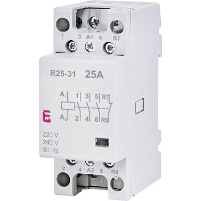 ETI Stycznik modułowy R 25-31 25A 230V AC 3Z+1R