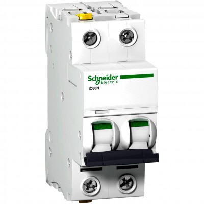 SCHNEIDER A9F04206 Wyłącznik nadprądowy Acti9 iC60 A9F04206 C6A 2P 6KA