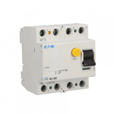 EATON Wyłącznik różnicowoprądowy PFIM-80/4/003 80A 0,03A 30mA 10kA 4P MW /Typ AC/