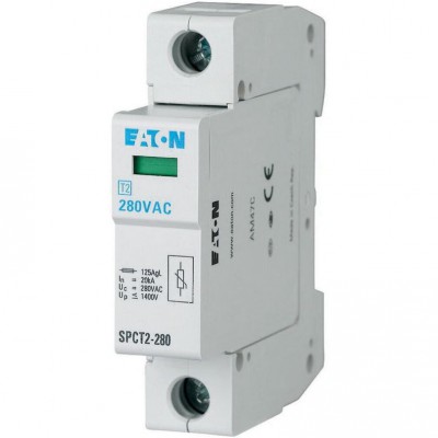 EATON Ogranicznik przepięć SPCT2-280/1 280VAC 20kA 1P